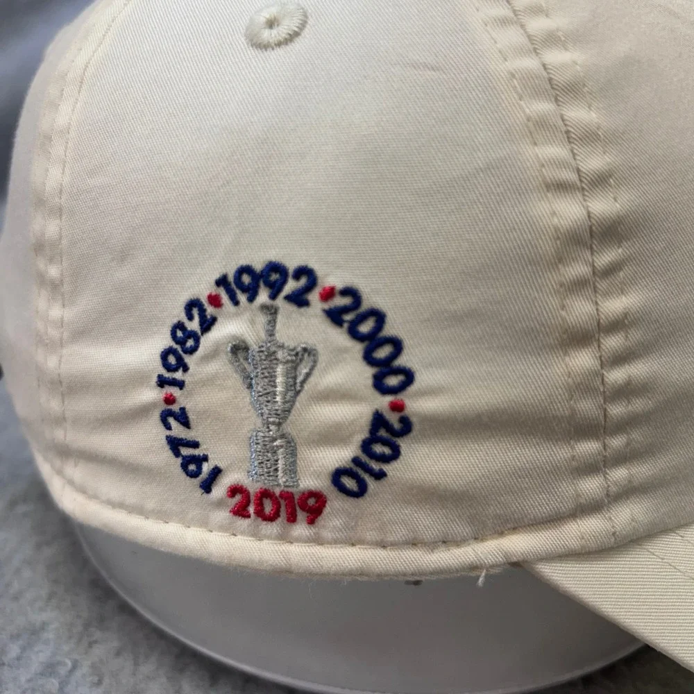 U.S. Open 2019 Pebble Beach Mens Cream Ahead Golf Hat Adjustable OSFA